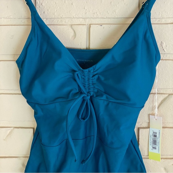 NEW Summersalt size 4 The Cinched one piece swimsuit Vacation Beach Resort Wear - Picture 4 of 11
